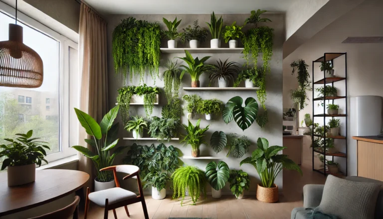 Plantas de sombra para jardins verticais internos em apartamentos pequenos